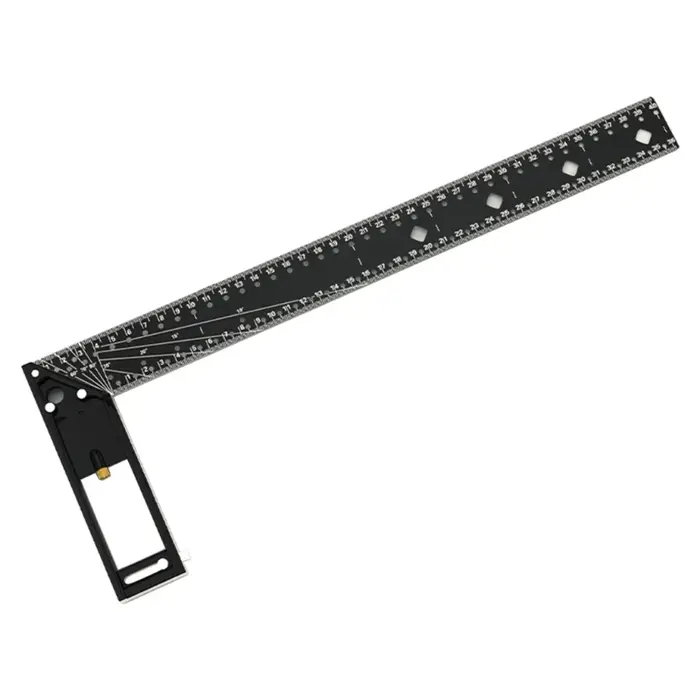 Règle droite carrée en aluminium pour charpentier