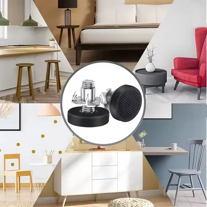 20 pièces pieds de nivellement de meubles | Installation sans outil