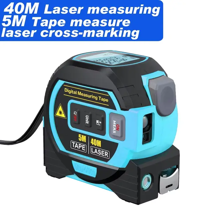 Télémètre laser numérique, ruban à mesurer laser, roulette électronique numérique, ruban à mesurer e