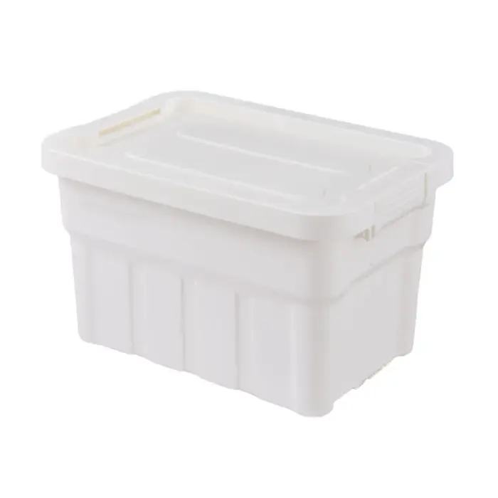 Bacs de rangement empilables avec couvercles