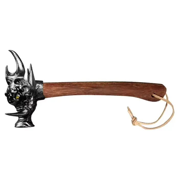 Marteau de sanglier en acier inoxydable, ornements artisanaux, matériel de collection de marteau éle