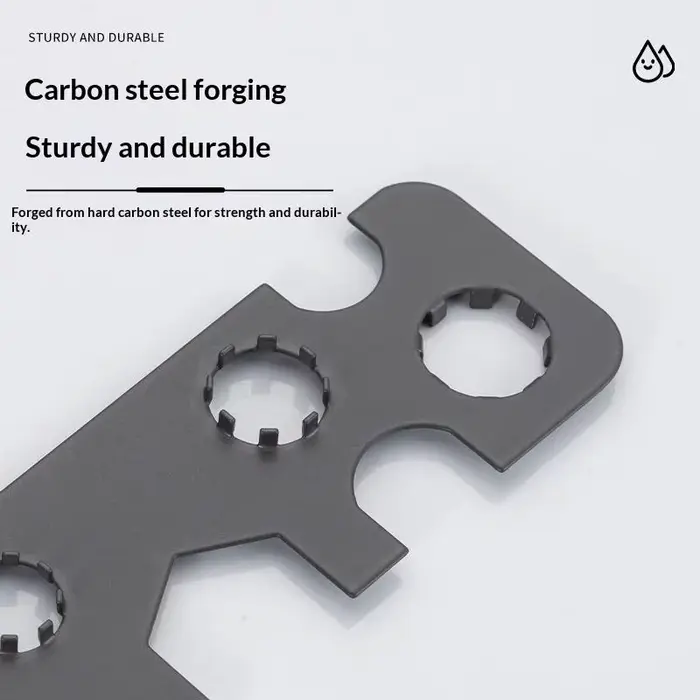 Clé d'aérateur de robinet en acier au carbone durable