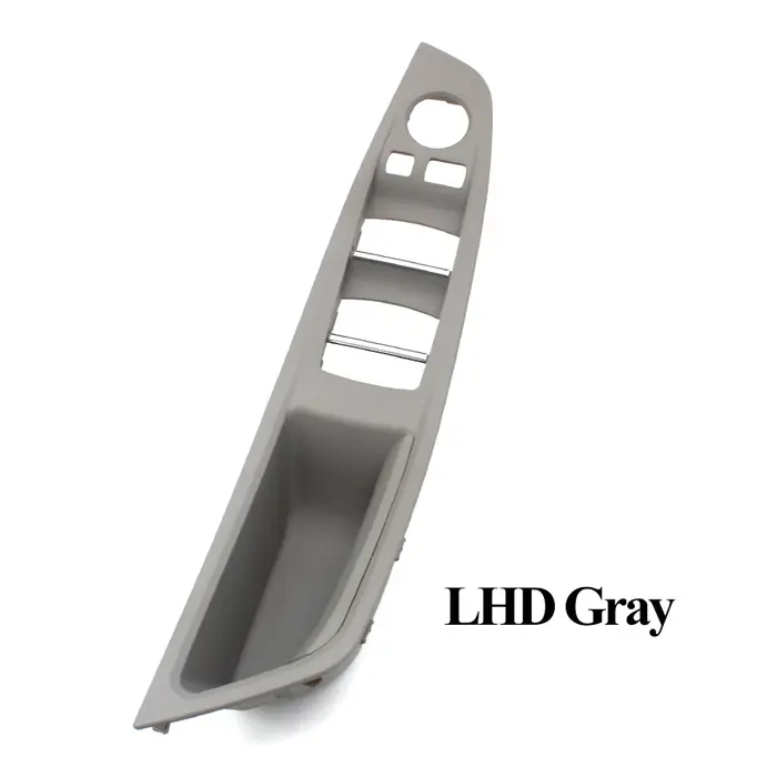 LHD intérieur en plastique porte accoudoir fenêtre panneau de commutation tirer poignée 7 pièces ensemble pour BMW série