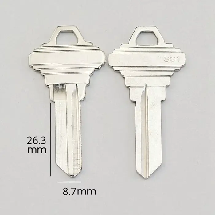 CEA Blank Keys SC1 – paquet de 50 clés vierges en laiton pour maison et bureau