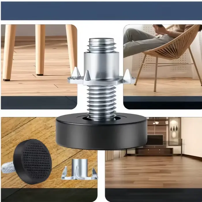 20 pièces pieds de nivellement de meubles | Installation sans outil