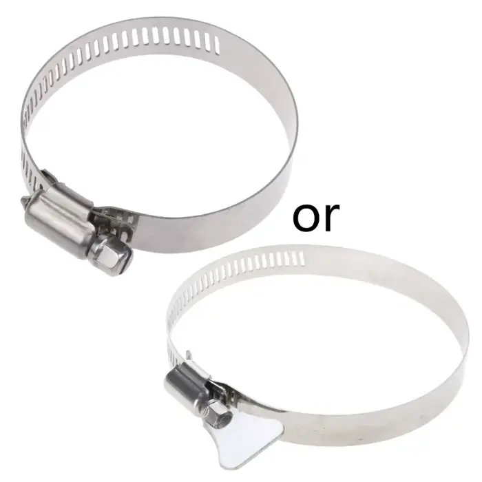 Colliers de serrage pour tuyaux d'entraînement en acier inoxydable, diamètre 50/75/100/150/200mm, en