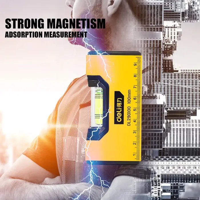 Niveau de poche magnétique Portable 100mm