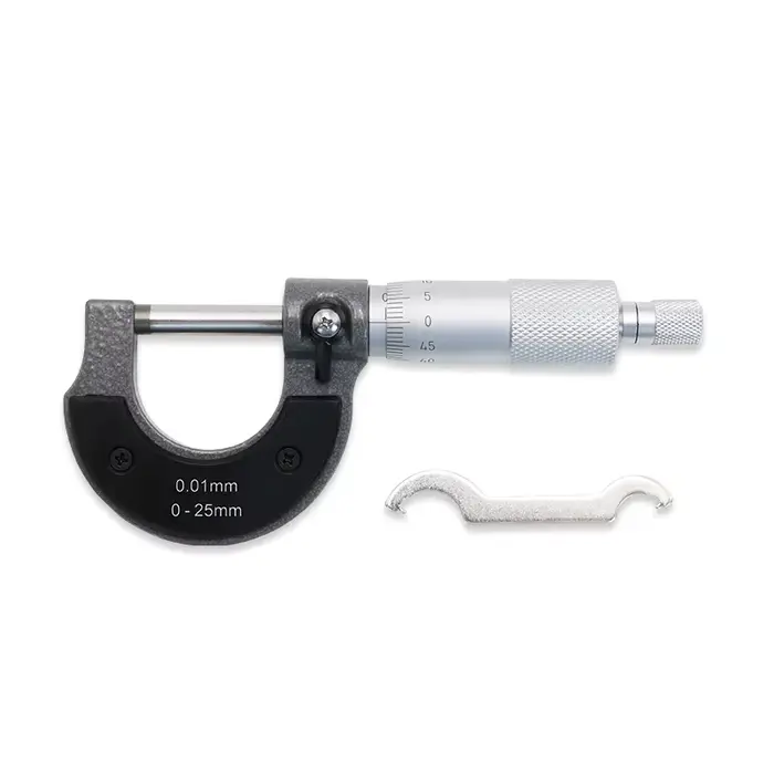 Micromètre à jauge précise 0-25mm 0.01mm