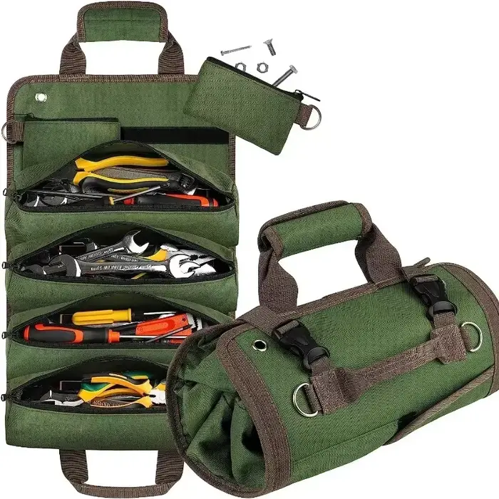 Sac à outils polyvalent de haute qualité, pochette professionnelle multi-poches pour outils matériel