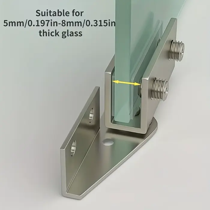 Charnières en aluminium pour portes de placard