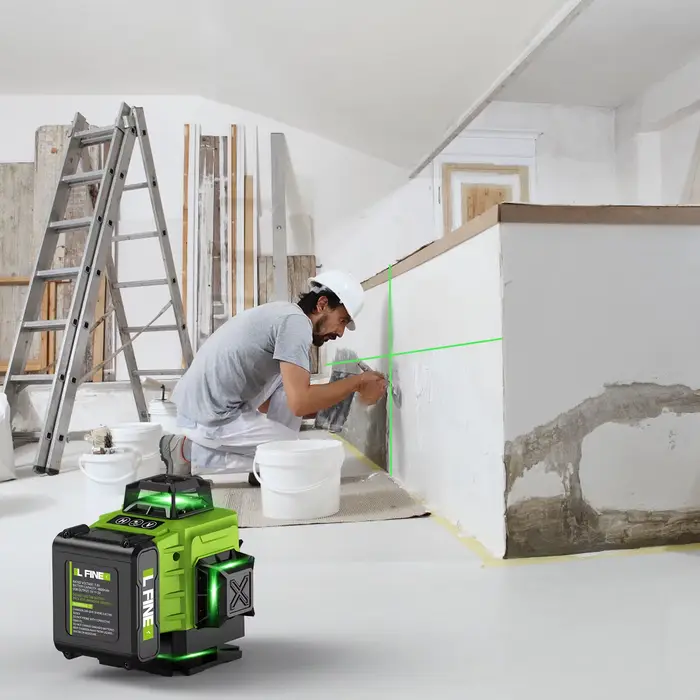 Lfine2/4D16 Lignes 360 ° Niveaux laser auto-nivelants trépied en option et outil de niveau laser pro