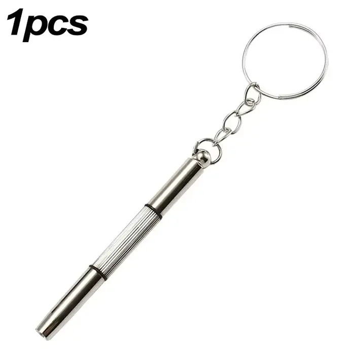 Tournevis pour lunettes 3/5/10 pièces, kit de réparation de montres avec porte-clés, outils portable