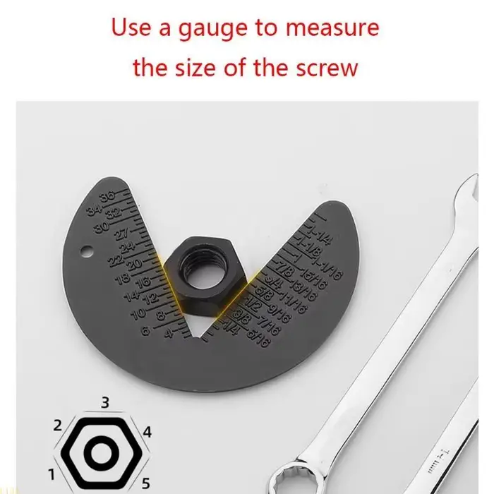 U13A 1.92x2.51in vis boulons écrou filetage mesure taille jauges norme d'inspection
