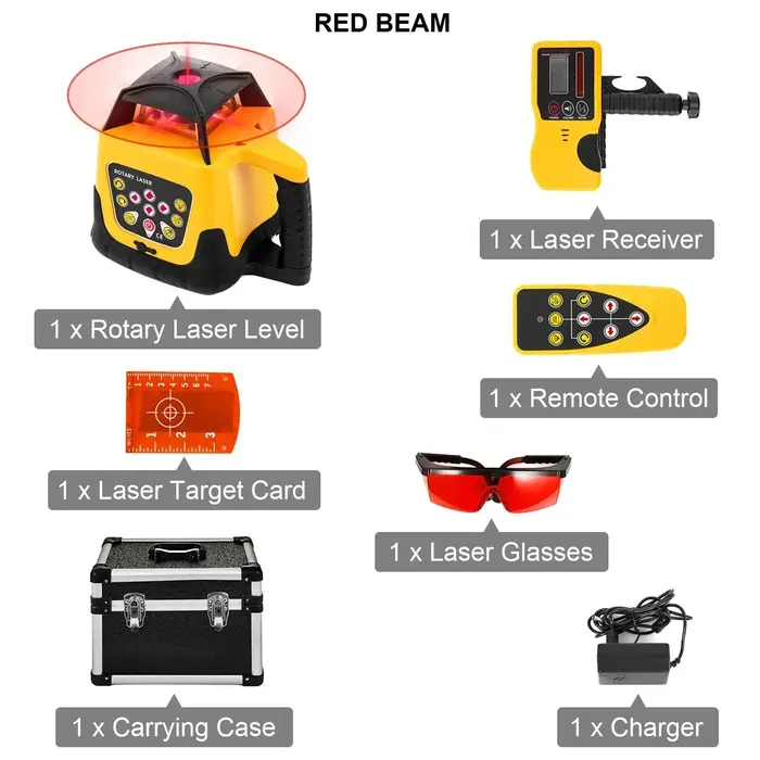 Niveau laser rotatif autonivelant 600m