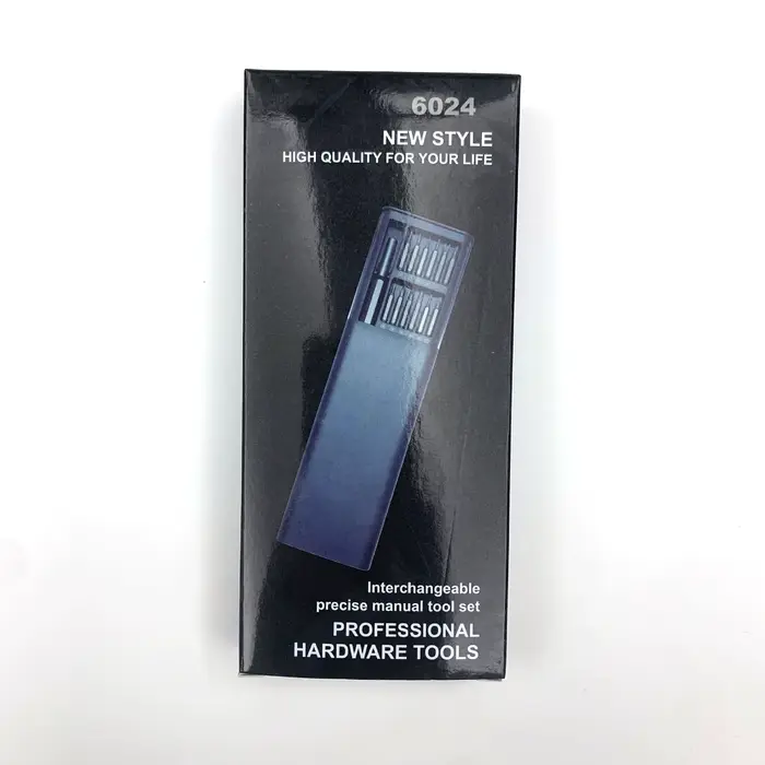Kit de tournevis de précision numérique 24 en 1 avec boîte de rangement portable et outil de démontage d'appareils électroniques