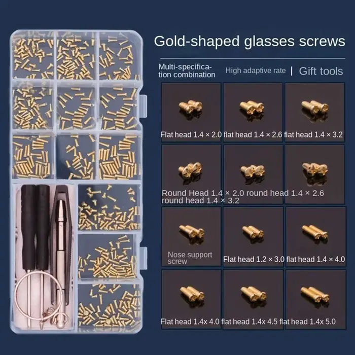 Kit d'outils de réparation de lunettes de soleil