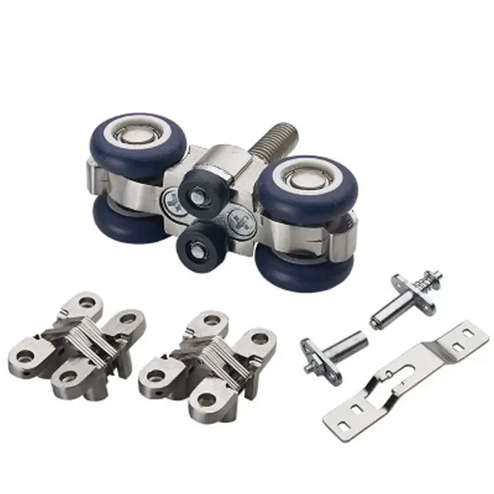 Rouleau de porte coulissante pliante en alliage de Zinc