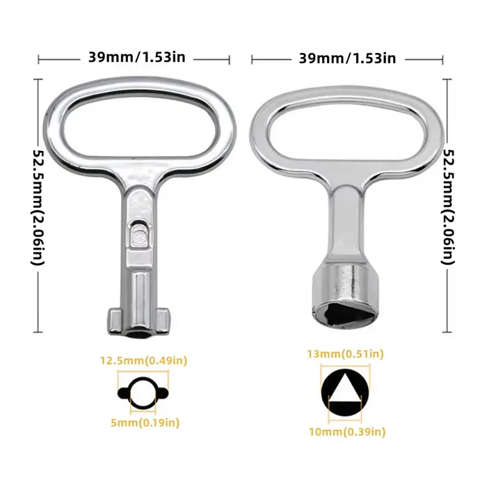 Clé de Valve de boîte de Distribution pour clé à fente triangulaire universelle, clé dynamométrique,