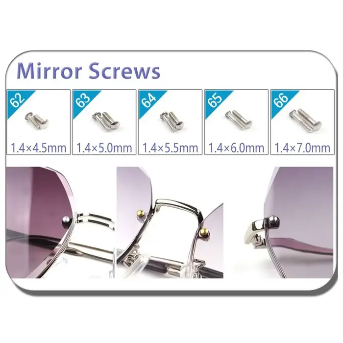 Kit d'outils de réparation pour lunettes et lunettes de soleil