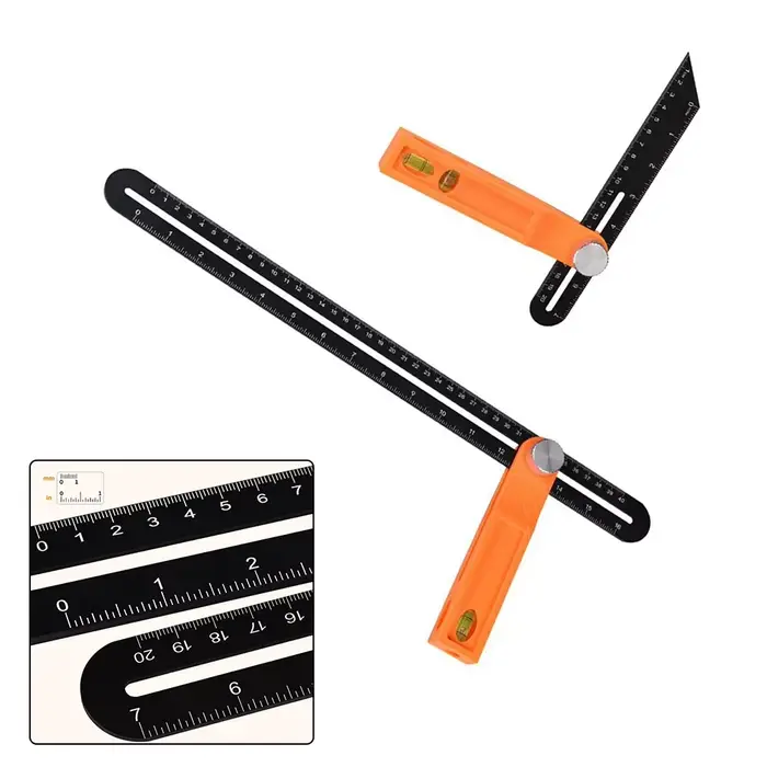 Jauges de règle d'angle en forme de T de 20/40cm