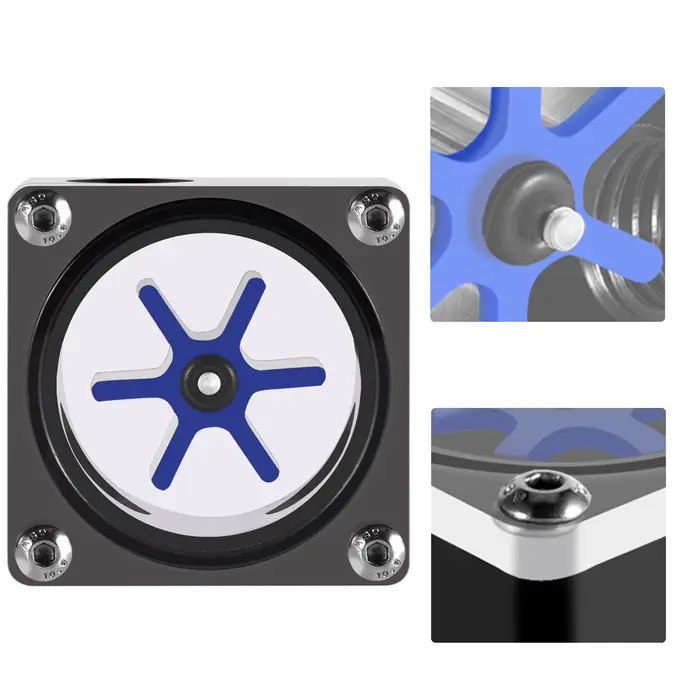 Débitmètre à filetage G1/4 pour système de refroidissement par eau PC