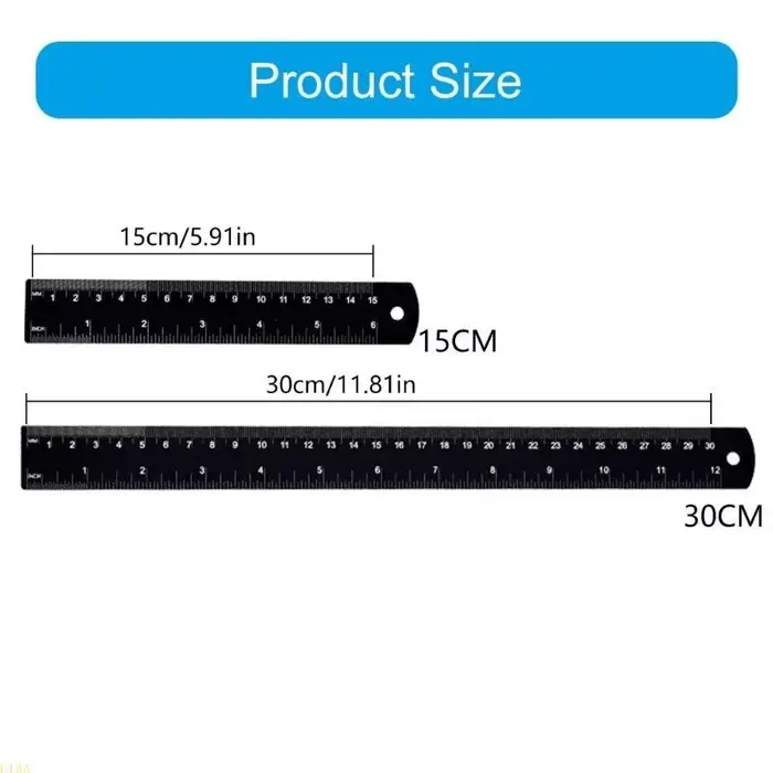 U13A Aluminium Ruler Precisions Mesure Tool