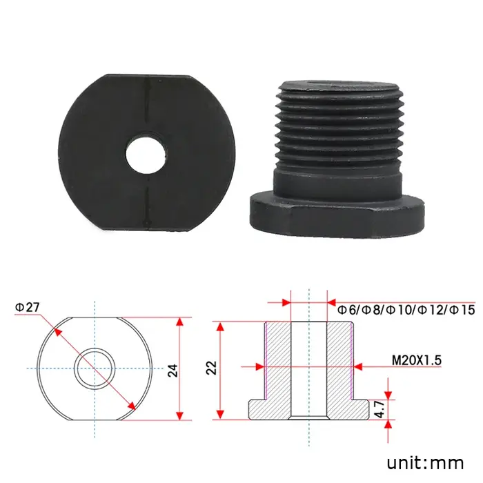 Douille de forage de gabarit de chevilles pour le travail du bois, 6-15mm, trou de poche, manchon de