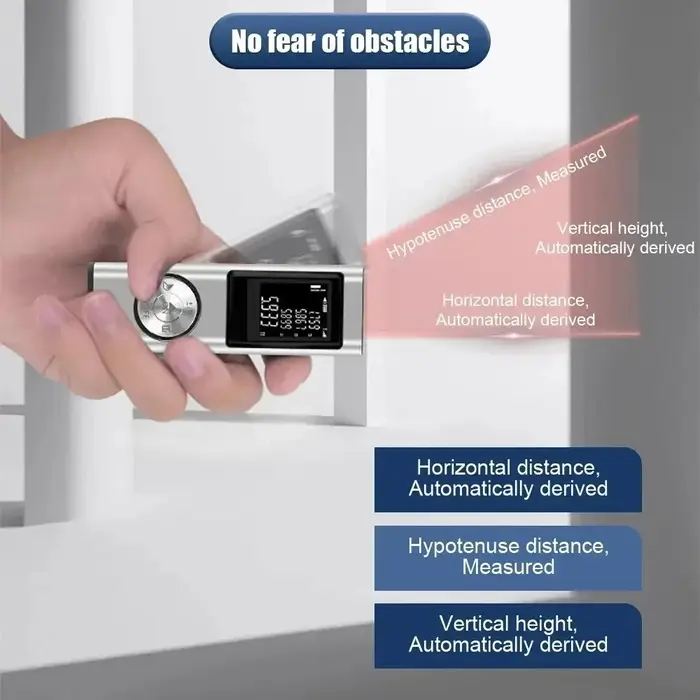 Mini télémètre Laser ruban à mesurer Laser télémètre Laser numérique mesure d'angle télémètre outil 