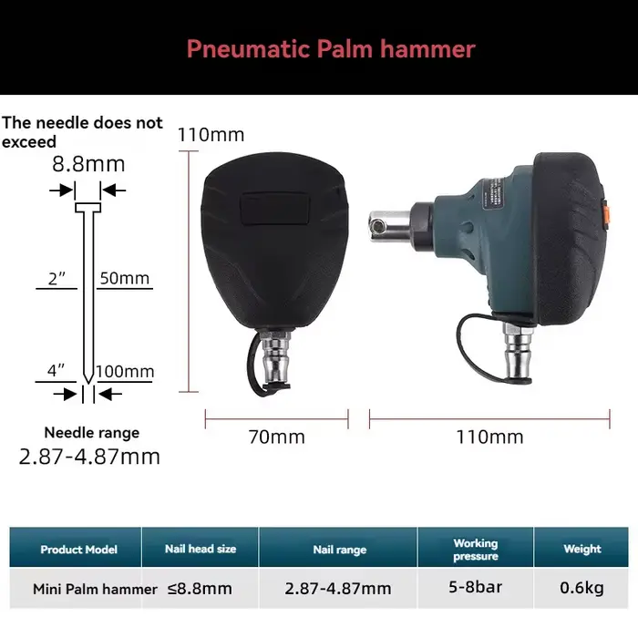 Cloueur de paume pneumatique