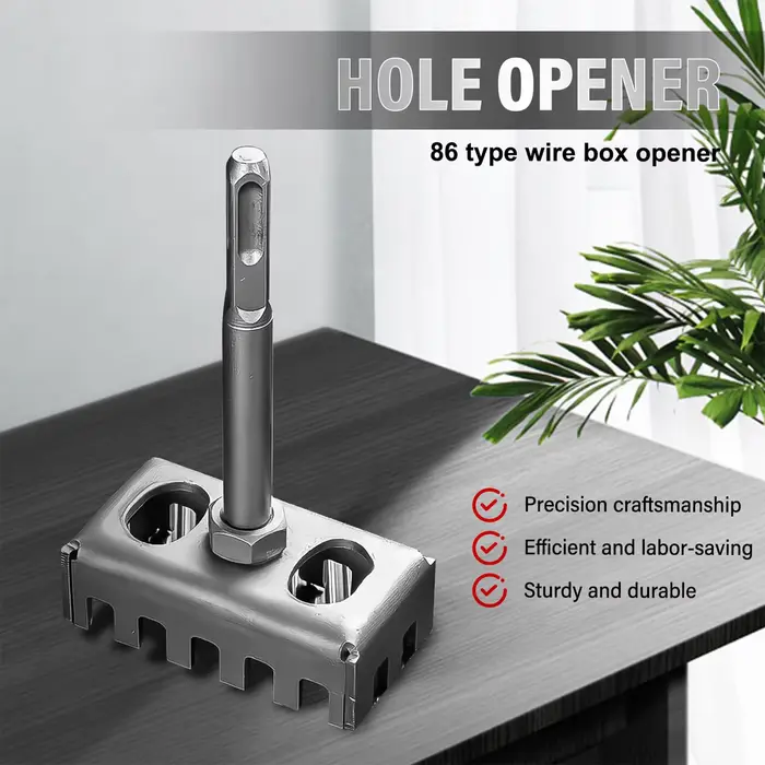 Ouvre-perceuse d'expansion de trou de boîte de coupe
