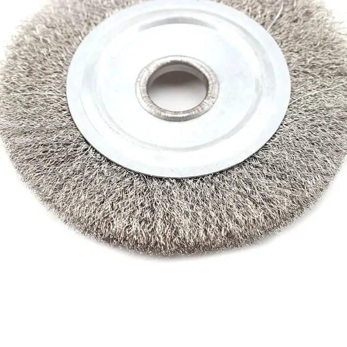 Brosses rondes en fil d'acier, 125mm, meuleuse, outils abrasifs pour l'élimination de la rouille du