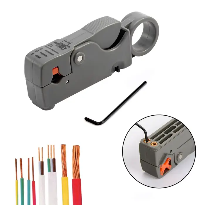Pince à dénuder, outils de câbles métalliques de décantation
