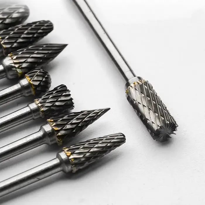Jeu de bavures en carbure compatibles avec l'outil rotatif Dremel, 10 embouts de meuleuse, râpe à li