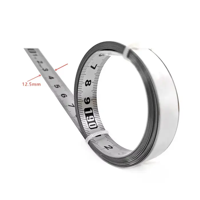 Mètre ruban à onglet en acier inoxydable 1-3m