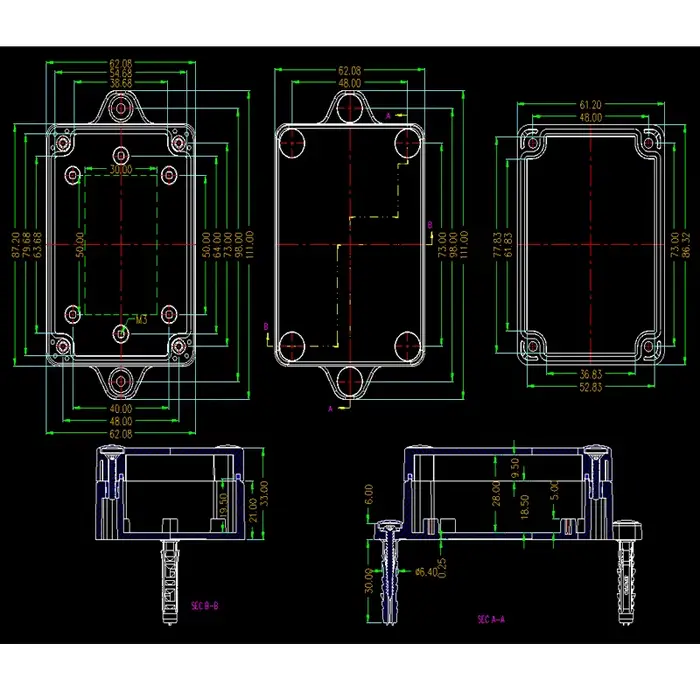 ShuBox-Boîtier de projet électronique étanche IP68