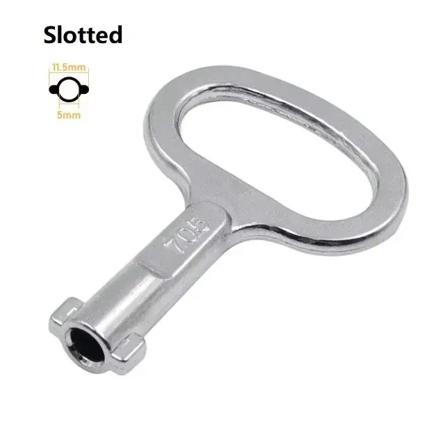 Clé universelle triangulaire à fente pour boîtier de distribution