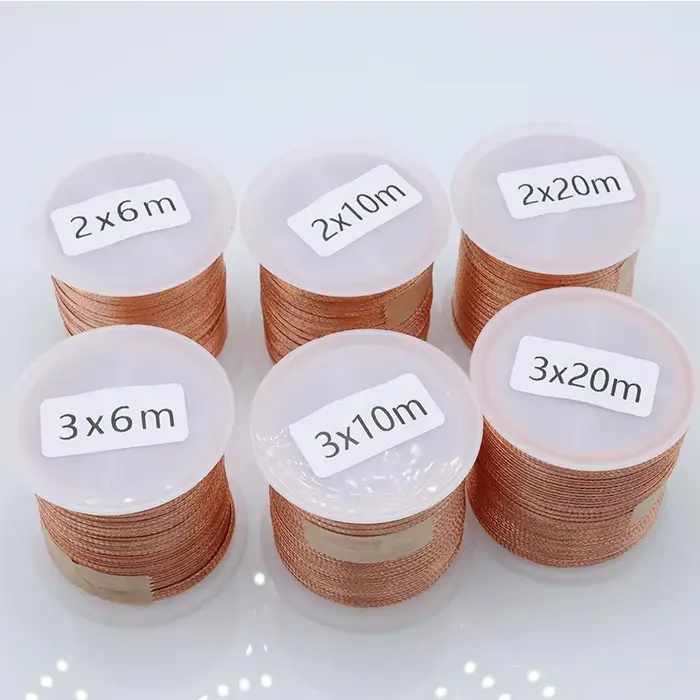 Mèche de cuivre fil à souder 6/8/10/15/20M RoHS soudure supprimer mèche de soudage électrique PCB té