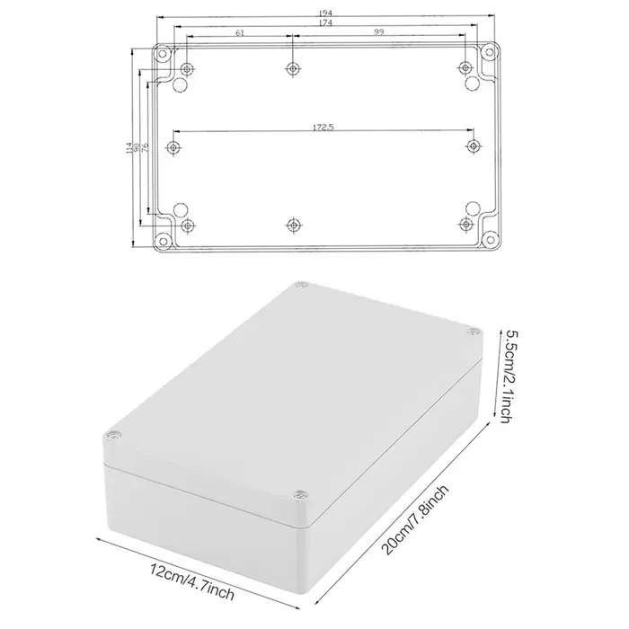 ShuBox-Boîtier de connexion de câblage étanche