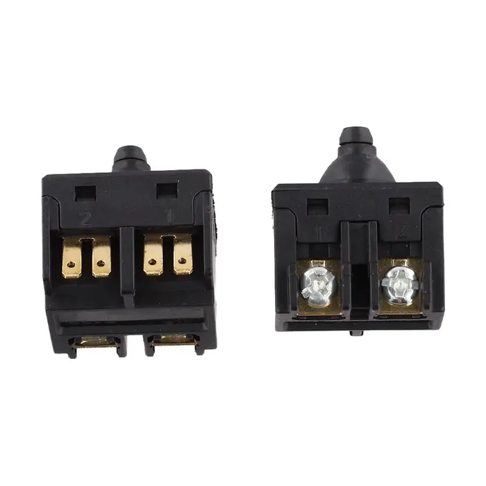 Pièces de rechange pour meuleuse d'angle, 2 pièces, interrupteurs à bouton-poussoir pour polisseuse 