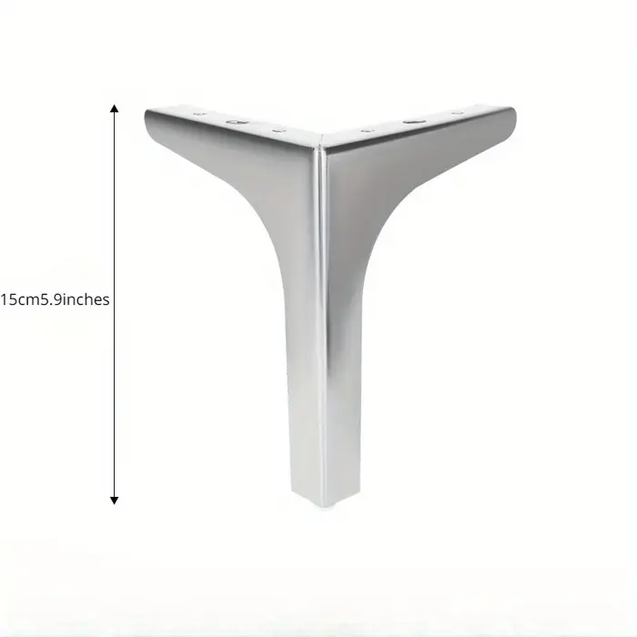 4 pièces 15cm pieds de Table basse en métal moderne pour meubles pieds de canapé lit chaise bureau c
