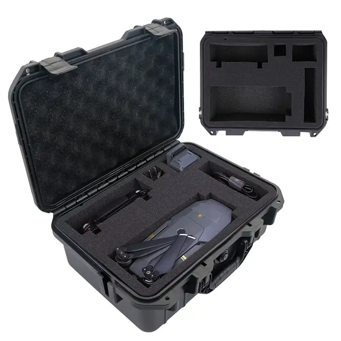Boîte à outils rigide portable avec mousse prédécoupée