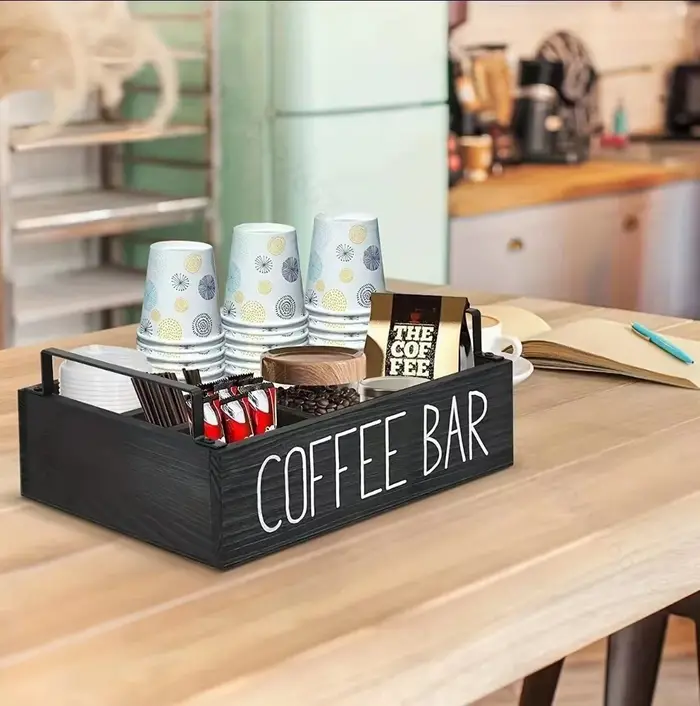 Boîte de rangement en bois