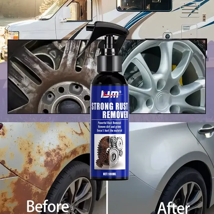 Spray antirouille, désolve la rouille des pneus