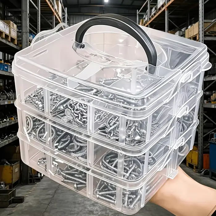 1 boîte de rangement portable détachable