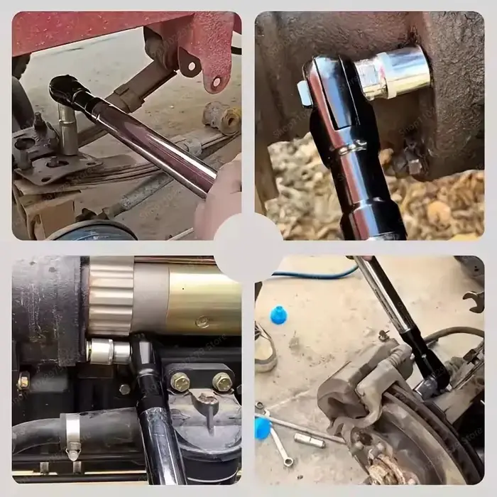 Jeu de clés à cliquet de 1/2 pouce, manuelles et automatiques, à couple étendu et élevé, utilisables