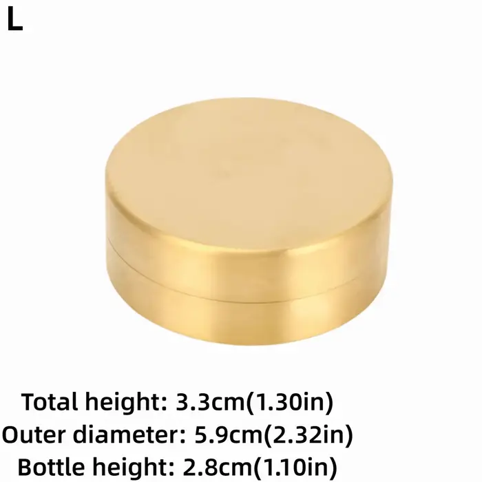 Boîte scellée en laiton durable S/M/L