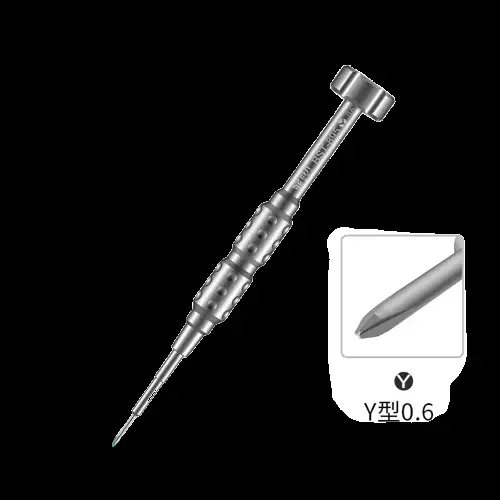 Tournevis de précision avec embout magnétique 0.8Pentalobe/0.6Y/1.5Phillips/M2.5/T1/T2 pour ordinate