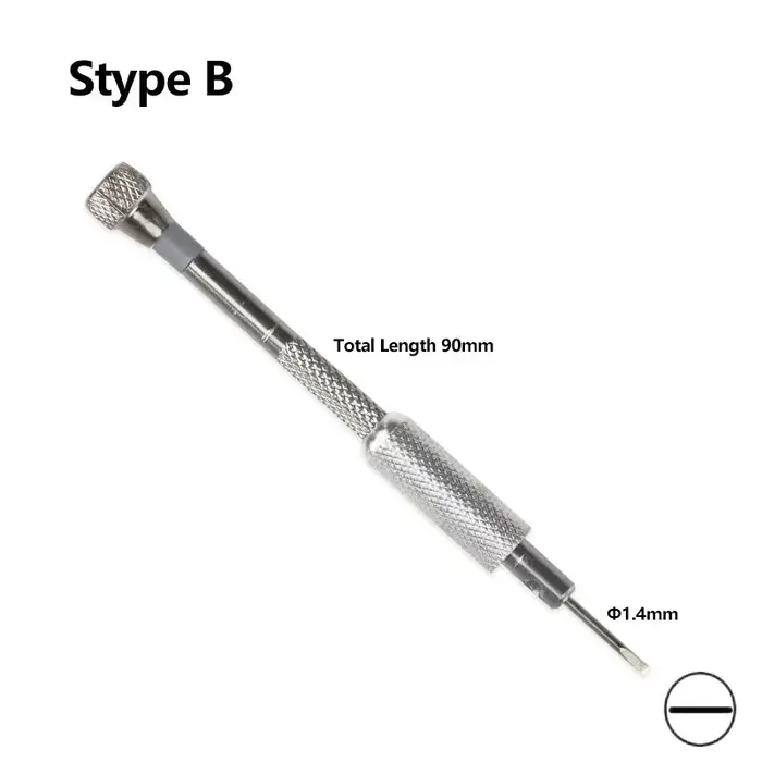 Petit tournevis en acier de 0.8 à 1.6mm pour la réparation de lunettes de montre