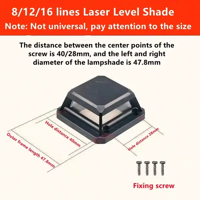 8/12/16 lines Laser Level Protecting Glass