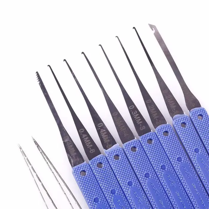 Kit d'outils de serrurier 12 pièces pour l'extraction de clés cassées